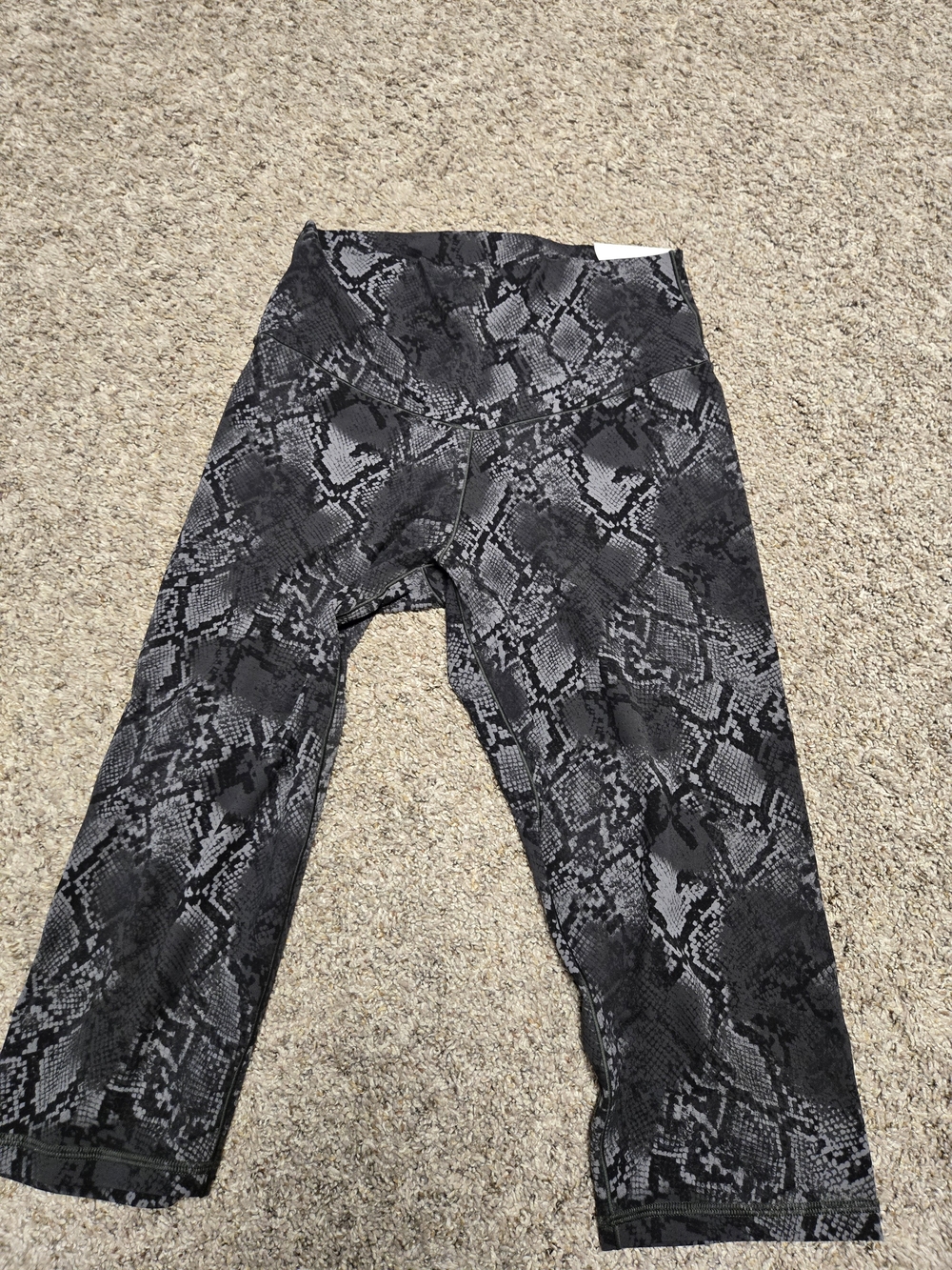 NWT OFFLINE by Aerie Real Me High Rise Leggings Large Black Snakeskin